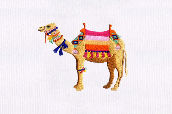 Camel Embroidery Design Review for Personalized Gifts