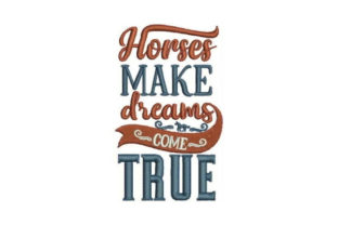 Horses Make Dreams Come True Embroidery Review