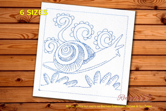 White-lipped Snail Embroidery Review